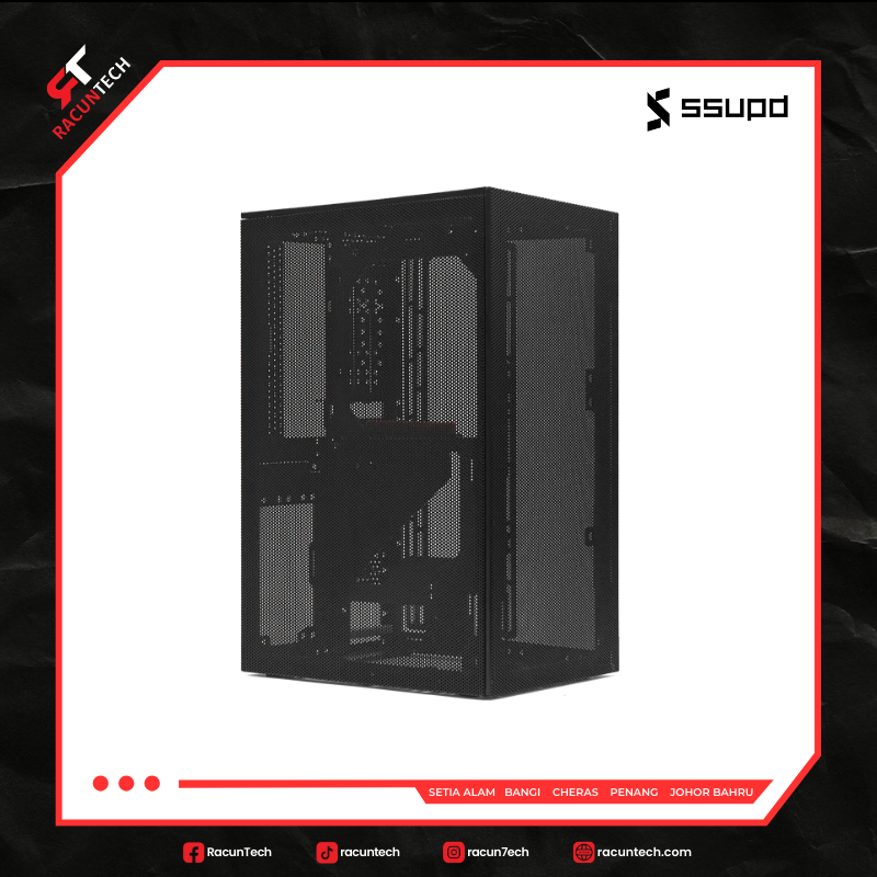 SSUPD Meshroom S SFF ATX Case - Black